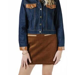 NEW THML corduroy skirt in brown